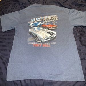 Mens grey tshirt - Ford Mustang